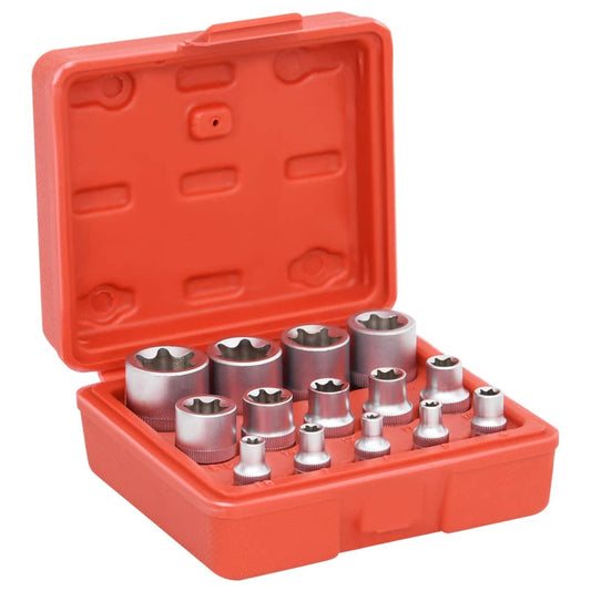 Berkfield 14 Piece E-Type Socket Set