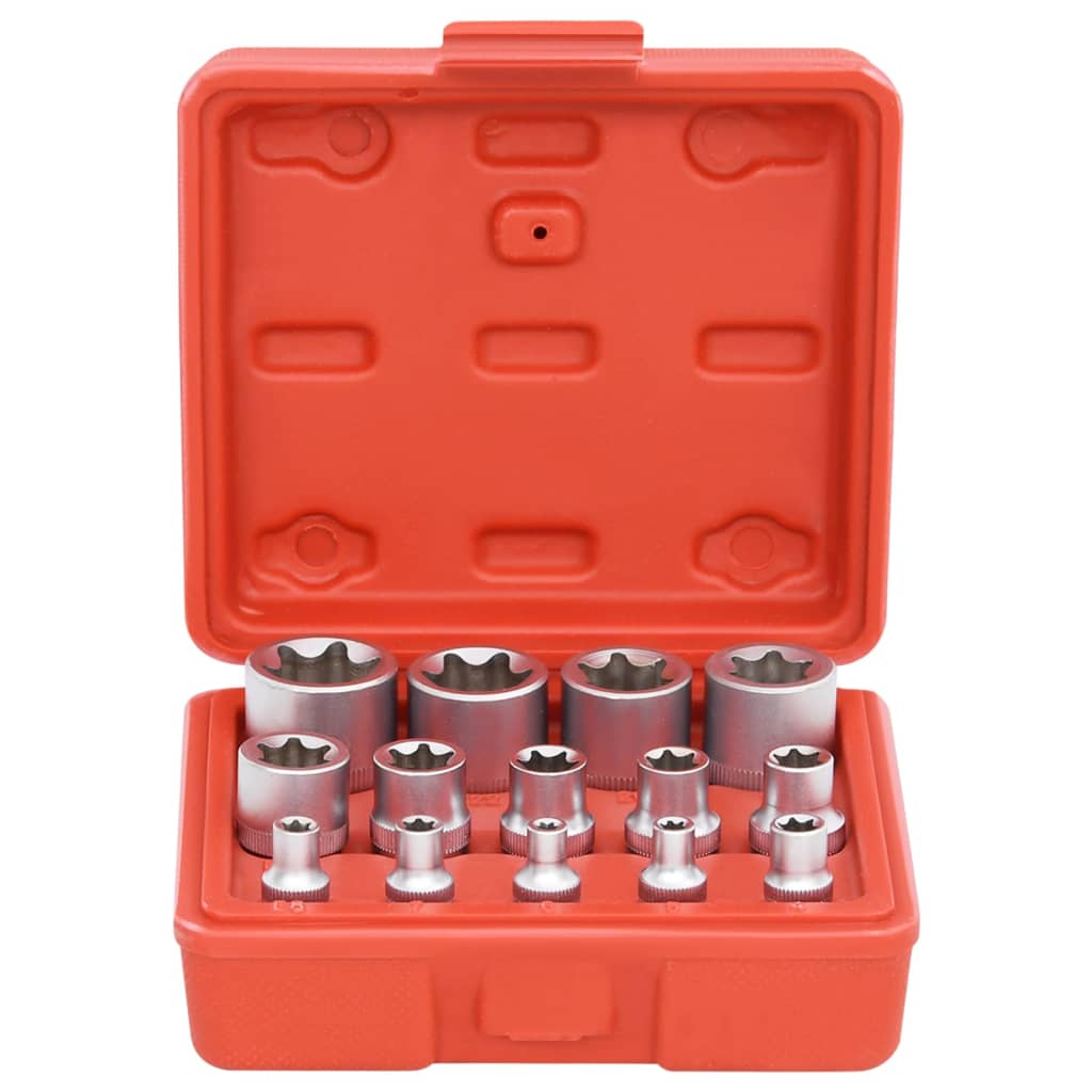 Berkfield 14 Piece E-Type Socket Set