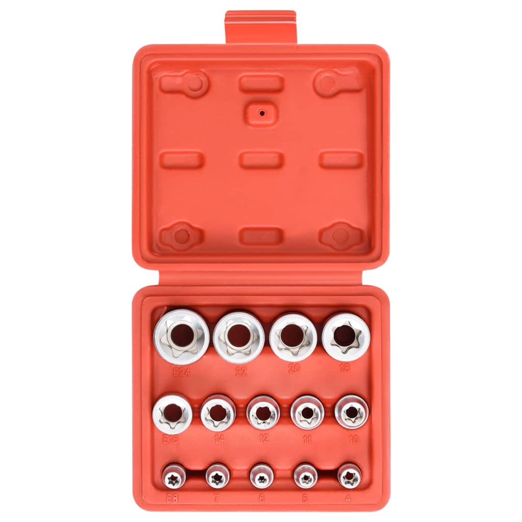 Berkfield 14 Piece E-Type Socket Set
