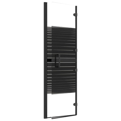 Berkfield Folding Shower Enclosure ESG 100x140 cm Black