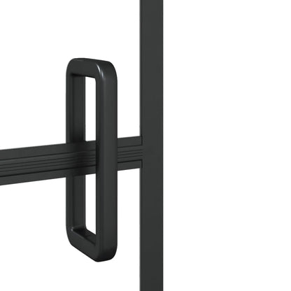Berkfield Folding Shower Enclosure ESG 80x140 cm Black