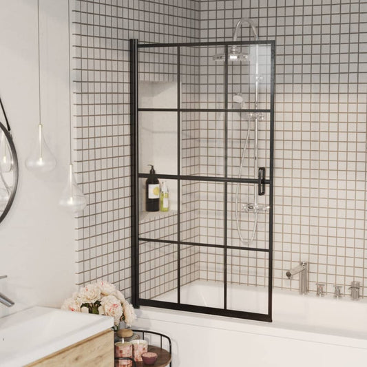 Berkfield Shower Enclosure ESG 80x140 cm Black