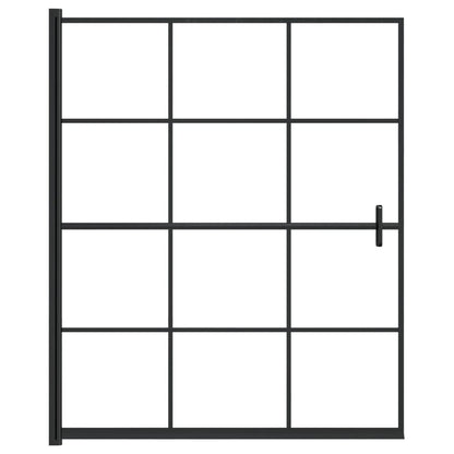 Berkfield Shower Enclosure ESG 116x140 cm Black