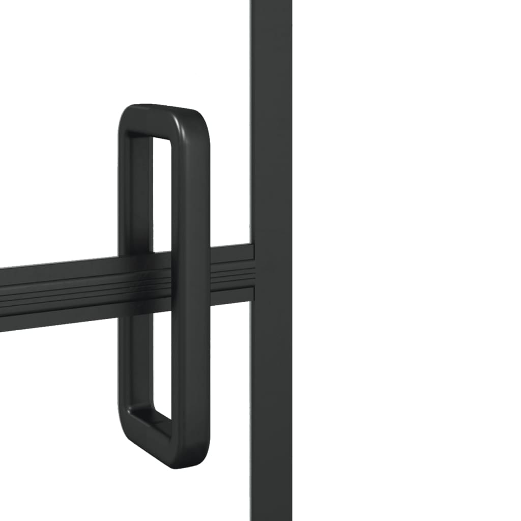 Berkfield Shower Enclosure ESG 116x140 cm Black