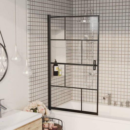 Berkfield Shower Enclosure ESG 80x140 cm Black