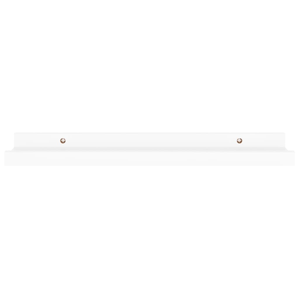 Berkfield Wall Shelves 4 pcs White 40x9x3 cm