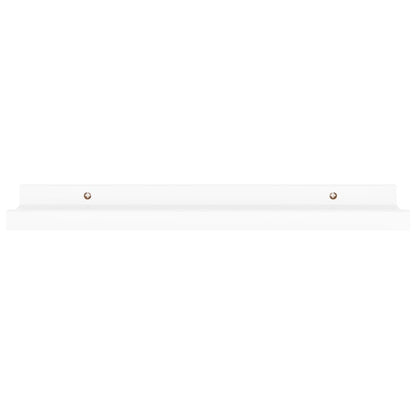 Berkfield Wall Shelves 4 pcs White 40x9x3 cm