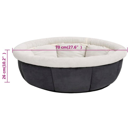 Berkfield Dog Bed 70x70x26 cm Grey