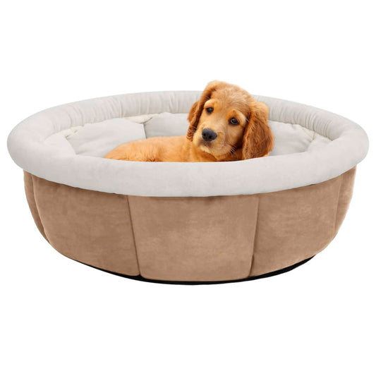Berkfield Dog Bed 59x59x24 cm Beige