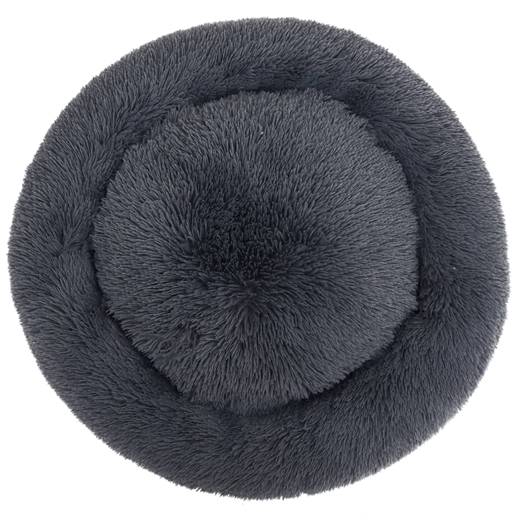 Berkfield Washable Dog & Cat Cushion Dark Grey 50x50x12 cm Plush