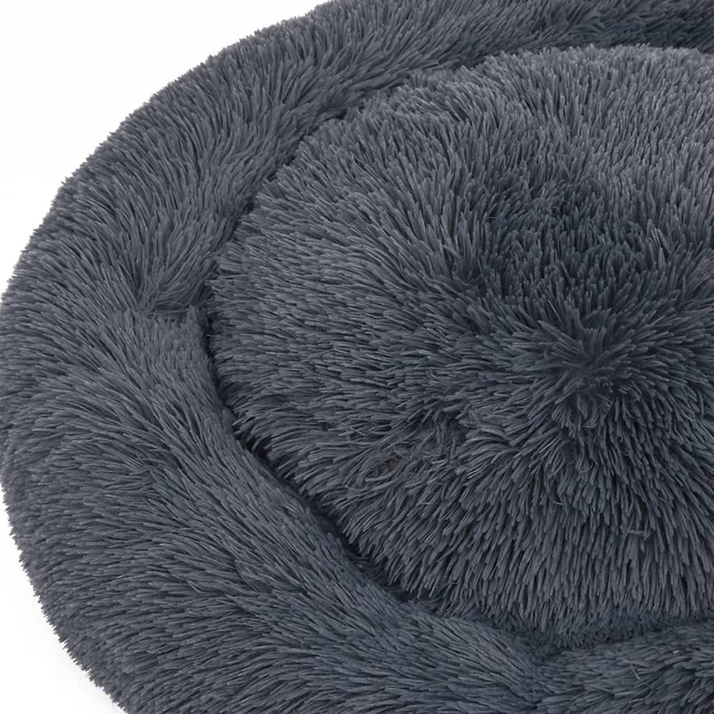 Berkfield Washable Dog & Cat Cushion Dark Grey 50x50x12 cm Plush