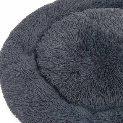 Berkfield Washable Dog & Cat Cushion Dark Grey 50x50x12 cm Plush