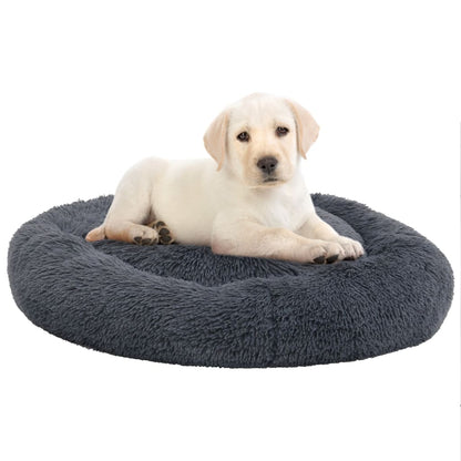 Berkfield Washable Dog & Cat Cushion Dark Grey 50x50x12 cm Plush