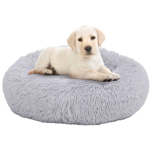 Berkfield Washable Dog & Cat Cushion Light Grey 50x50x12 cm Plush