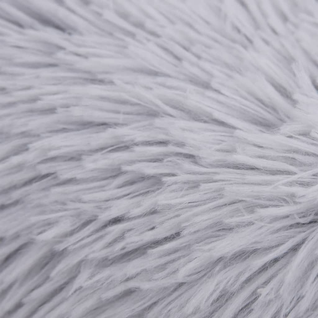 Berkfield Washable Dog & Cat Cushion Light Grey 90x90x16 cm Plush
