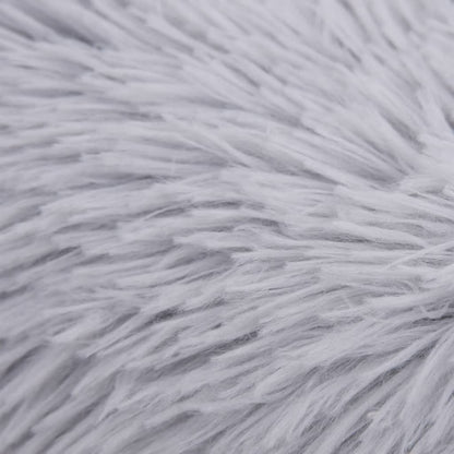 Berkfield Washable Dog & Cat Cushion Light Grey 90x90x16 cm Plush