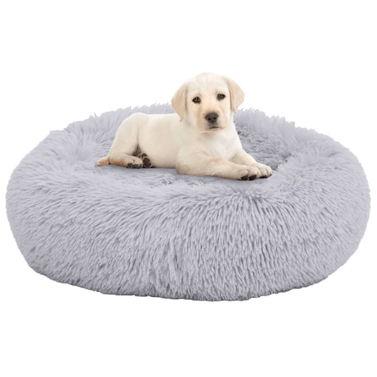 Berkfield Washable Dog & Cat Cushion Light Grey 90x90x16 cm Plush