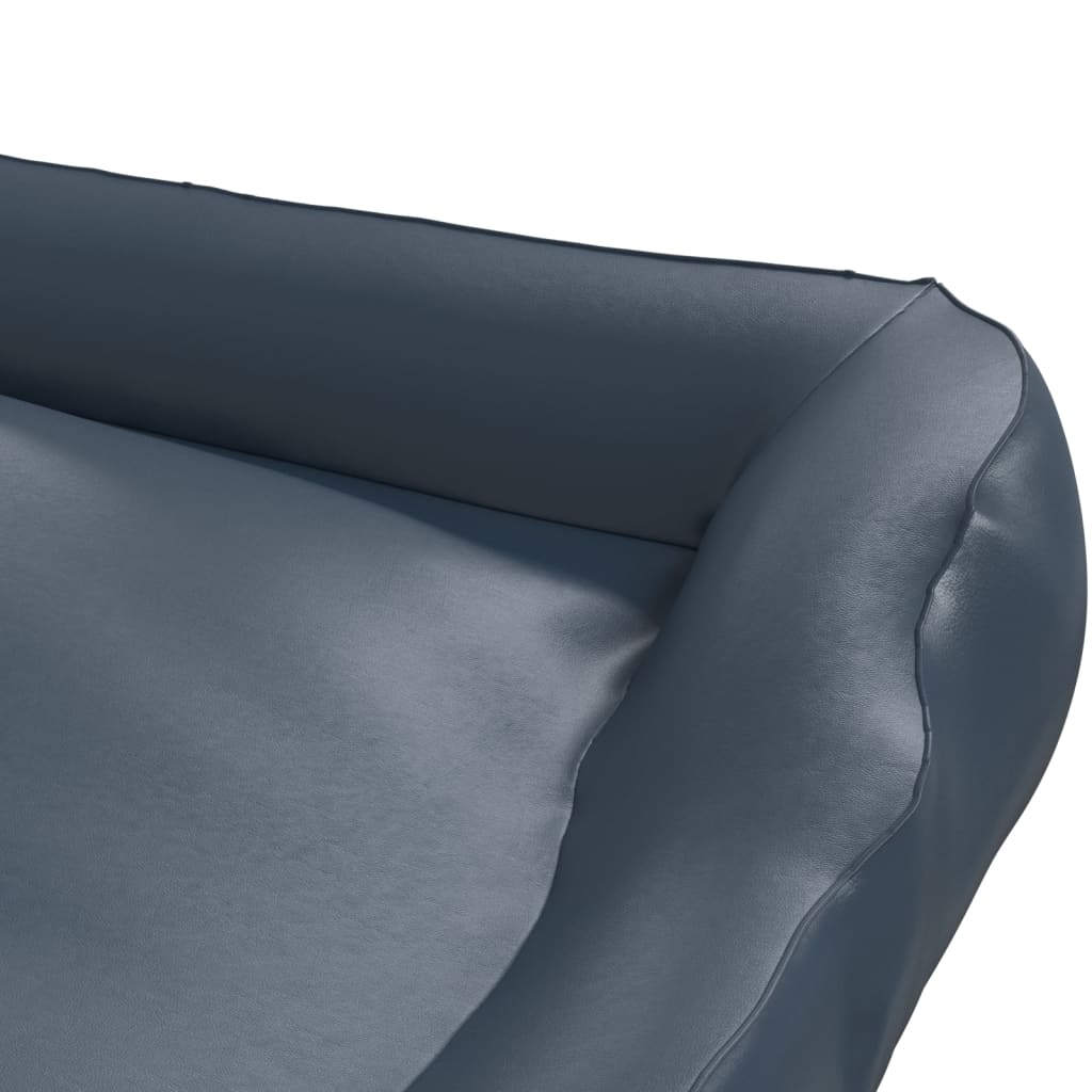 Berkfield Dog Bed Dark Blue 120x100x27 cm Faux Leather