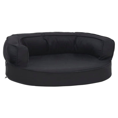 Berkfield Ergonomic Dog Bed Mattress 60x42 cm Linen Look Black