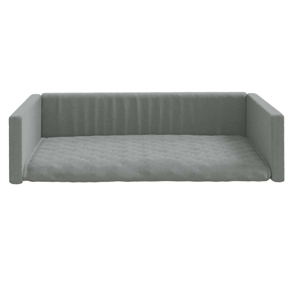 Berkfield Dog Car Boot Light Grey 90x60 cm Linen Look