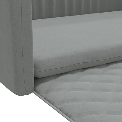 Berkfield Dog Car Boot Light Grey 90x60 cm Linen Look