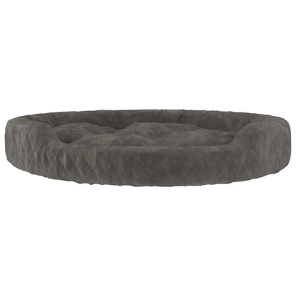 Berkfield Dog Bed Dark Grey 70x55x23 cm Plush