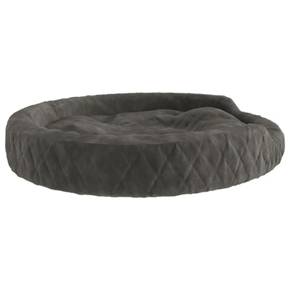 Berkfield Dog Bed Dark Grey 70x55x23 cm Plush