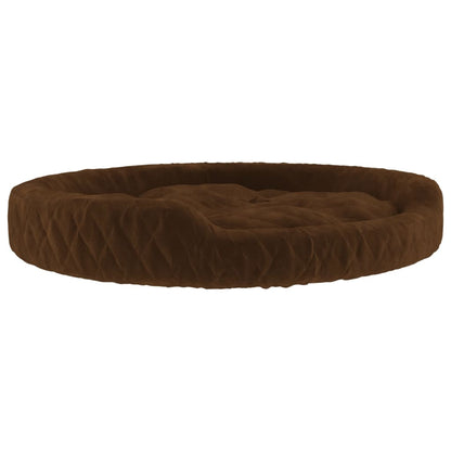 Berkfield Dog Bed Brown 110x90x23 cm Plush