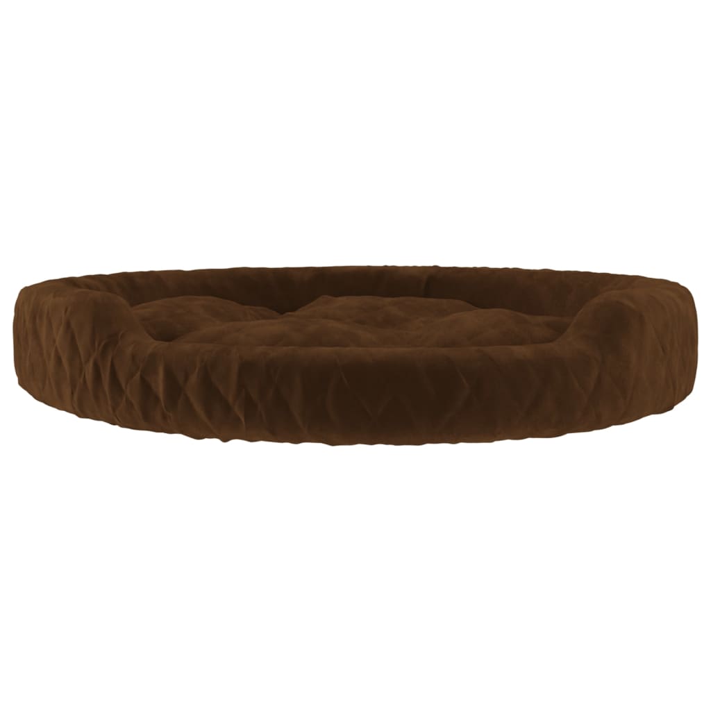 Berkfield Dog Bed Brown 110x90x23 cm Plush