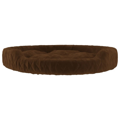 Berkfield Dog Bed Brown 110x90x23 cm Plush