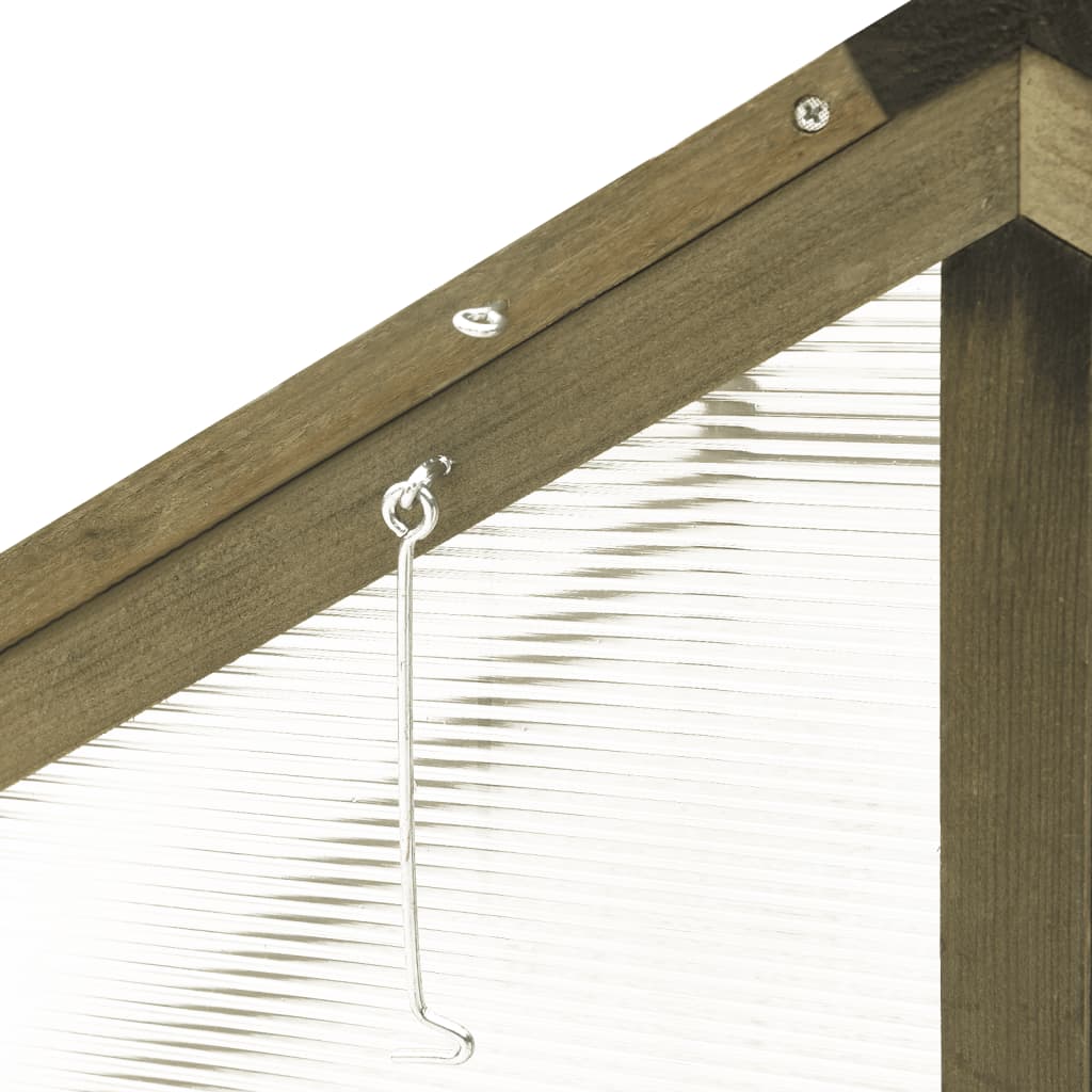 Berkfield Greenhouse Grey 114x80x50 cm Firwood