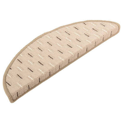 Berkfield Carpet Stair Treads 15 pcs Matt Grey 56x17x3 cm