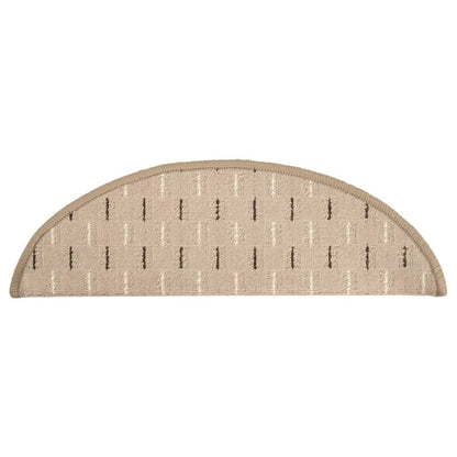 Berkfield Carpet Stair Treads 15 pcs Matt Grey 56x17x3 cm