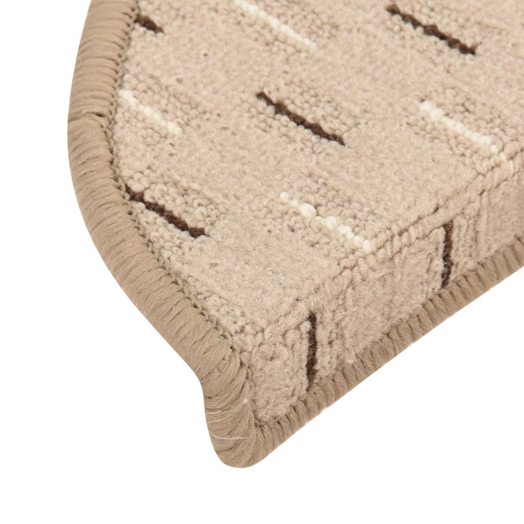 Berkfield Carpet Stair Treads 15 pcs Matt Grey 56x17x3 cm