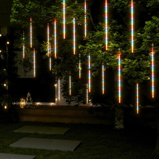 Berkfield Meteor Lights 20 pcs 50 cm Colourful 720 LEDs Indoor Outdoor