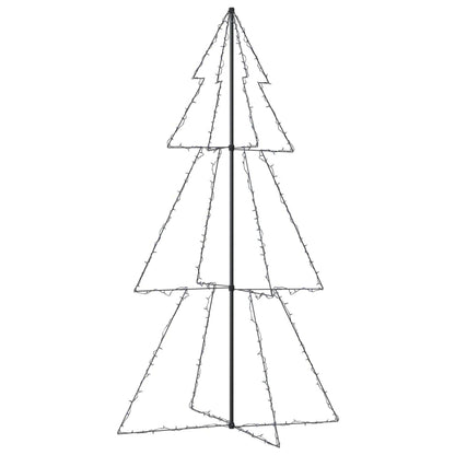 Berkfield Christmas Cone Tree 300 LEDs Indoor and Outdoor 120x220 cm
