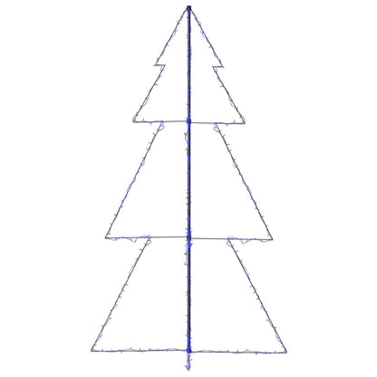 Berkfield Christmas Cone Tree 300 LEDs Indoor and Outdoor 120x220 cm