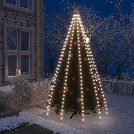 Berkfield Christmas Tree Net Lights with 300 LEDs Cold White 300 cm