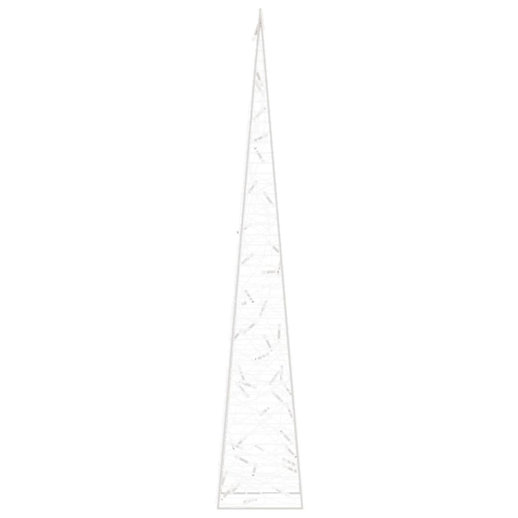 Berkfield Acrylic Decorative LED Light Cone Blue 90 cm