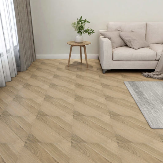 Berkfield Self-adhesive Flooring Planks 20 pcs PVC 1.86 m�__ Brown Striped