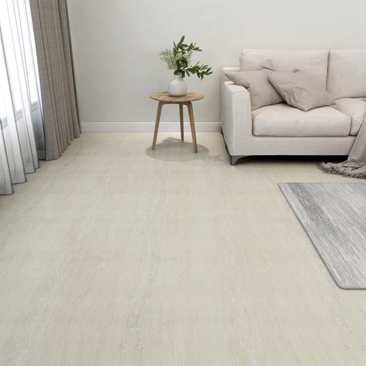 Berkfield Self-adhesive Flooring Planks 20 pcs PVC 1.86 m�__ Cream