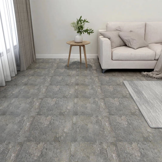 Berkfield Self-adhesive Flooring Planks 20 pcs PVC 1.86 m�__ Grey