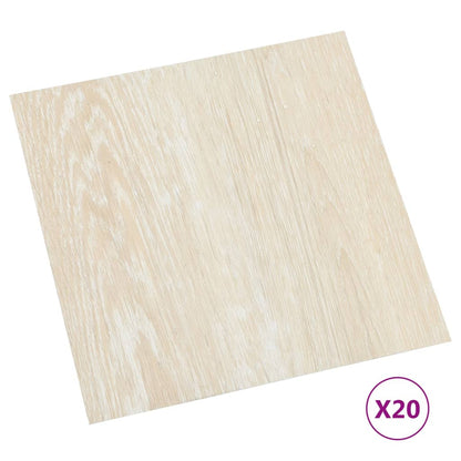 Berkfield Self-adhesive Flooring Planks 20 pcs PVC 1.86 m�__ Beige