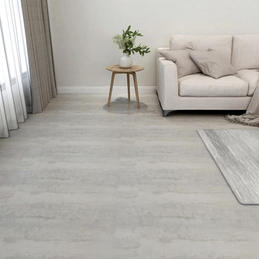 Berkfield Self-adhesive Flooring Planks 20 pcs PVC 1.86 m�__ Light Grey