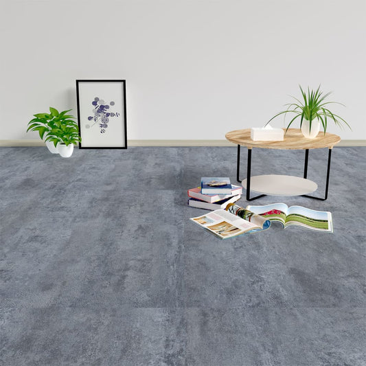 Berkfield Self-adhesive Flooring Planks 20 pcs PVC 1.86 m�__ Grey Marble
