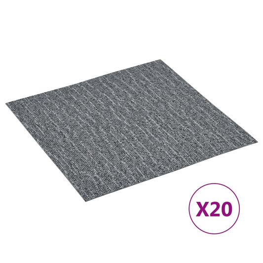 Berkfield Self-adhesive Flooring Planks 20 pcs PVC 1.86 m�__ Grey