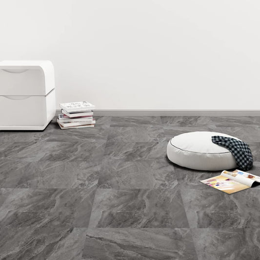 Berkfield Self-adhesive Flooring Planks 20 pcs PVC 1.86 m�__ Black Pattern