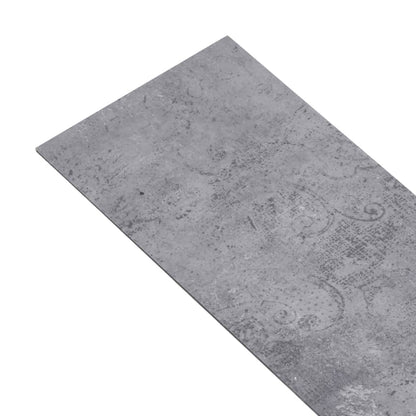 Berkfield Self-adhesive PVC Flooring Planks 5.21 m? 2 mm Cement Grey