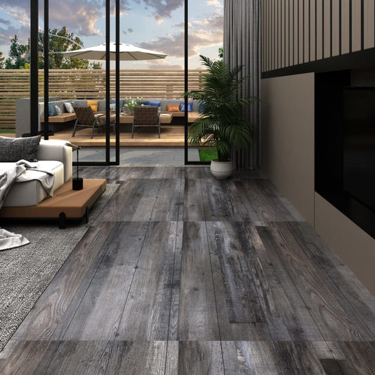 Berkfield Self-adhesive PVC Flooring Planks 5.21 m�__ 2 mm Industrial Wood