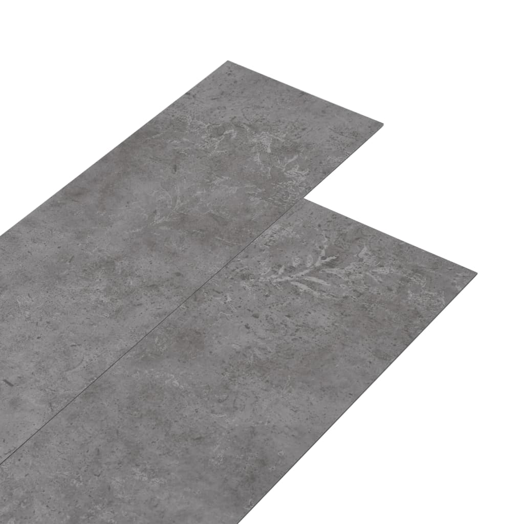 Berkfield Self-adhesive PVC Flooring Planks 5.21 m? 2 mm Concrete Grey